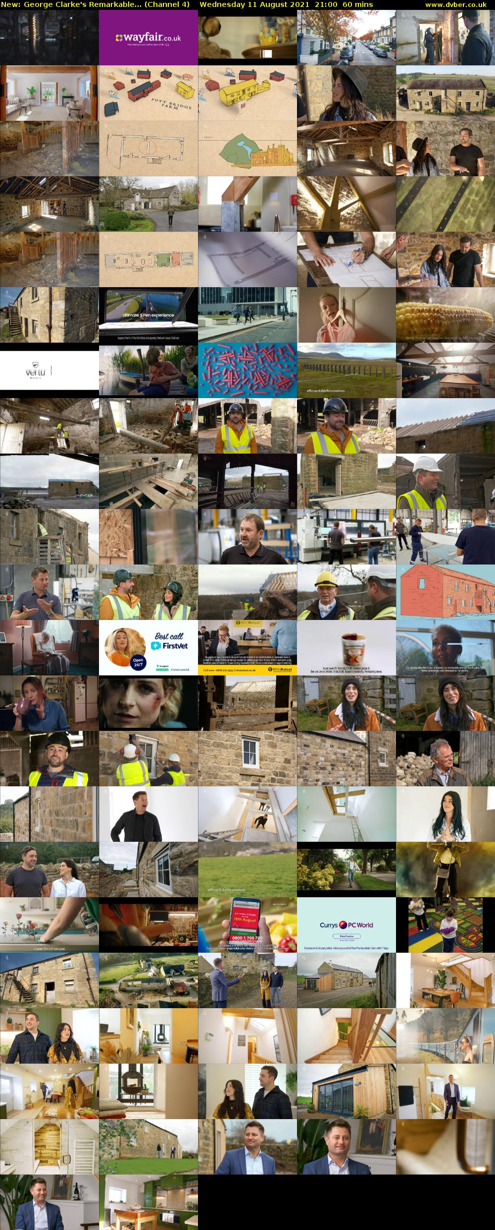 George Clarke's Remarkable... (Channel 4) Wednesday 11 August 2021 21:00 - 22:00