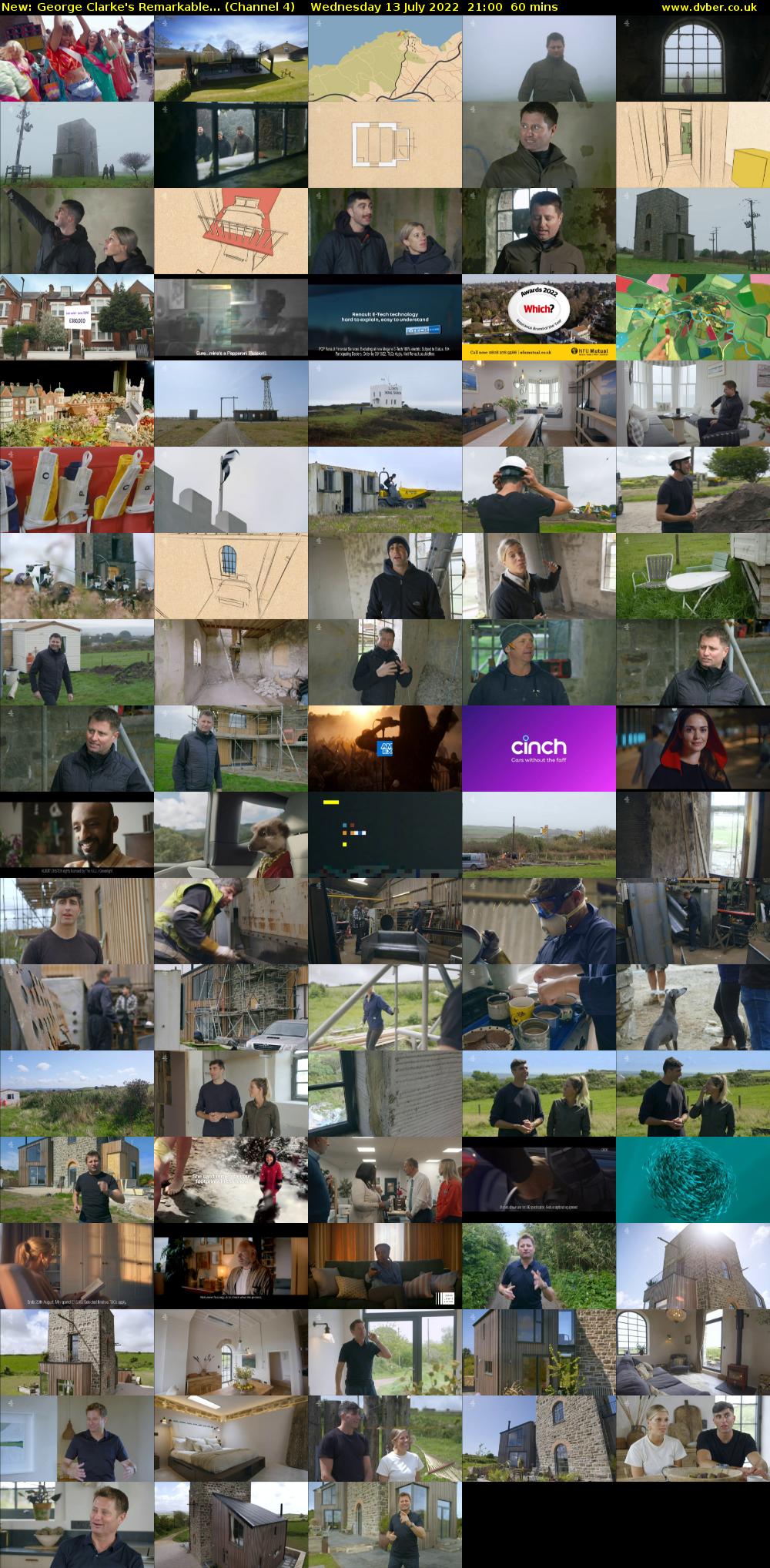 George Clarke's Remarkable... (Channel 4) Wednesday 13 July 2022 21:00 - 22:00