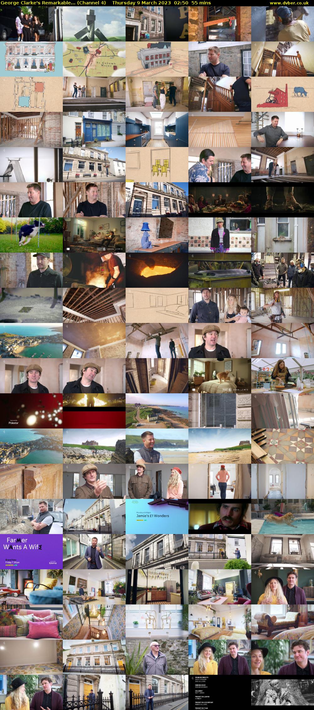 George Clarke's Remarkable... (Channel 4) Thursday 9 March 2023 02:50 - 03:45