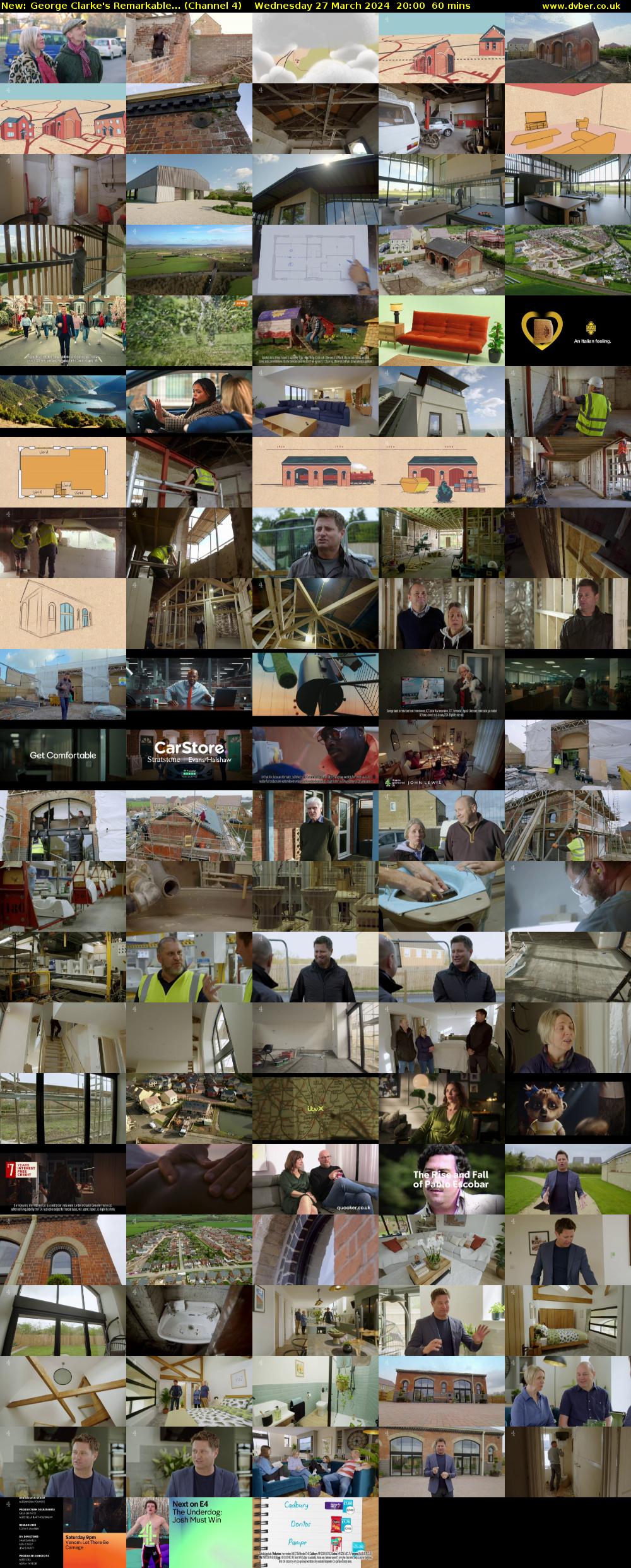George Clarke's Remarkable... (Channel 4) Wednesday 27 March 2024 20:00 - 21:00