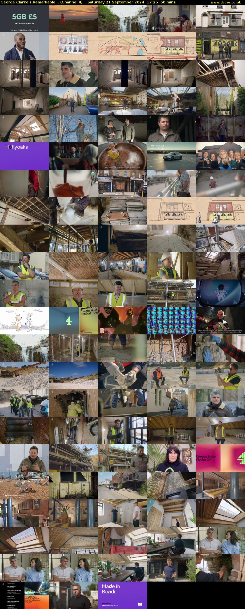 George Clarke's Remarkable... (Channel 4) Saturday 21 September 2024 17:25 - 18:25