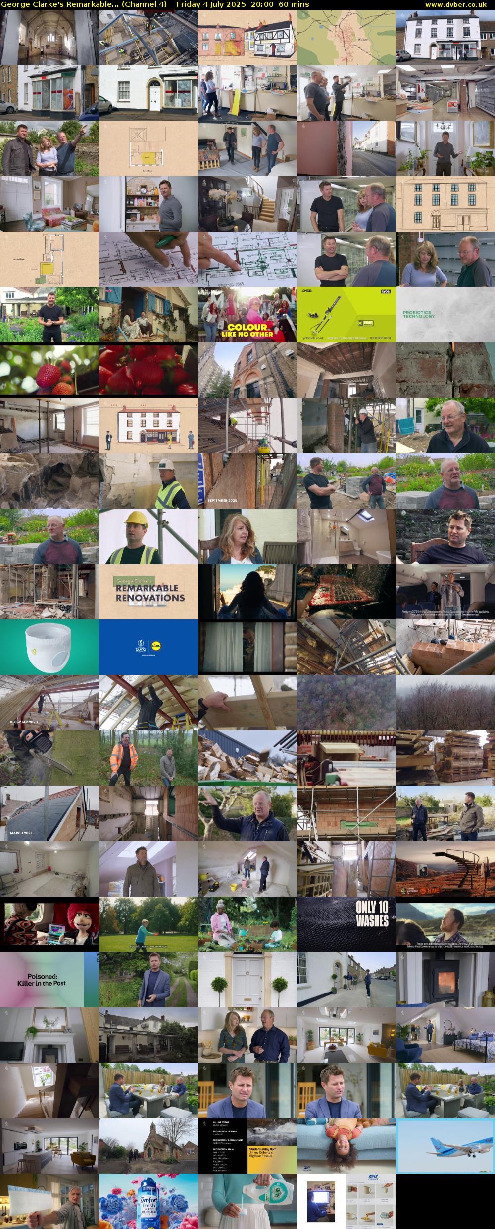 George Clarke's Remarkable... (Channel 4) Friday 4 July 2025 20:00 - 21:00