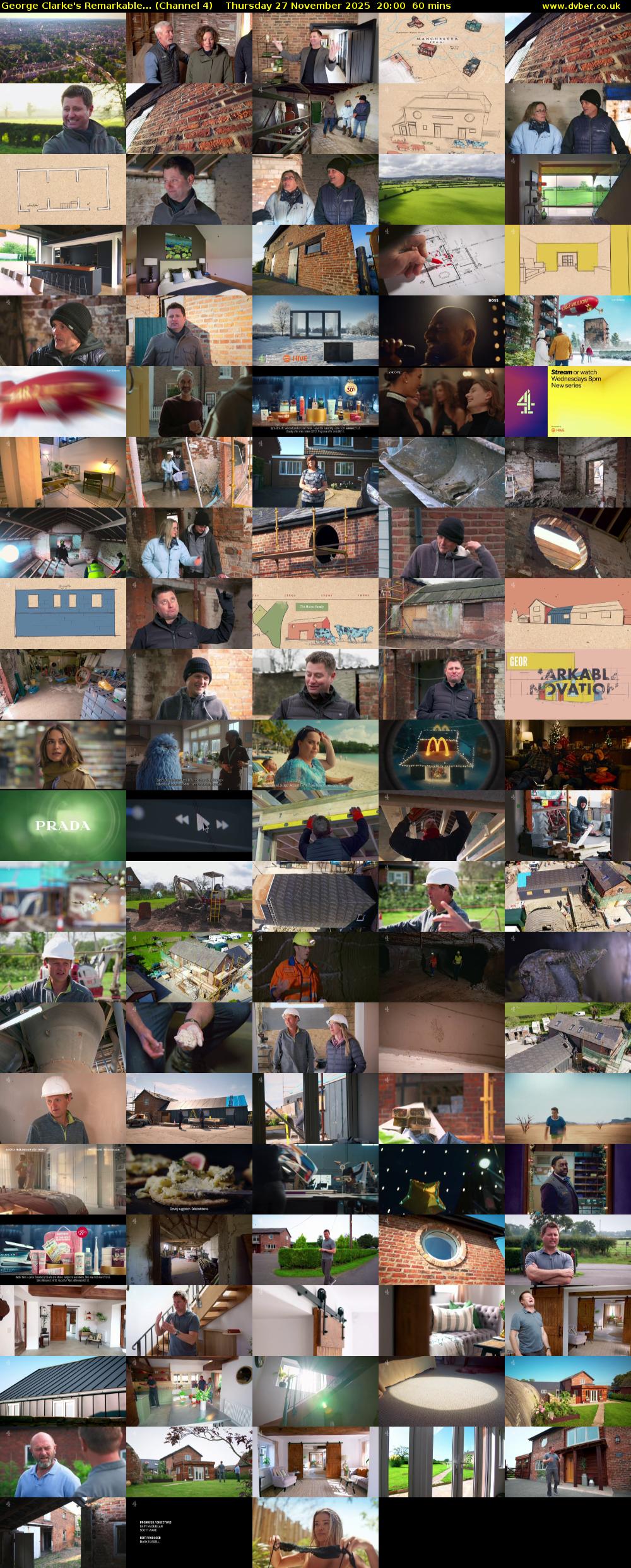 George Clarke's Remarkable... (Channel 4) Thursday 27 November 2025 20:00 - 21:00
