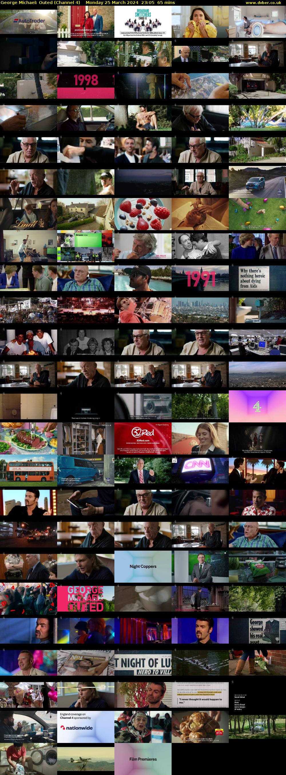 George Michael: Outed (Channel 4) Monday 25 March 2024 23:05 - 00:10