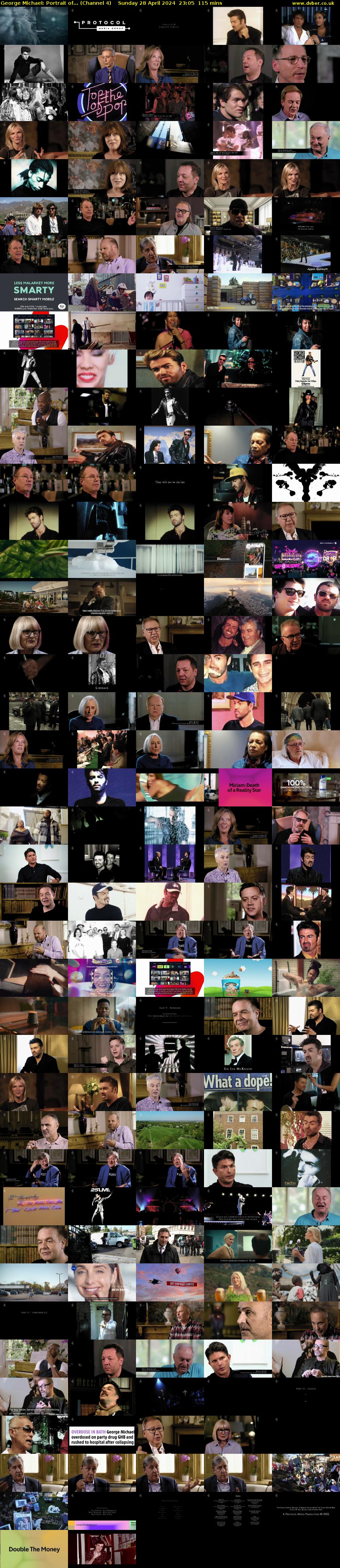 George Michael: Portrait of... (Channel 4) Sunday 28 April 2024 23:05 - 01:00