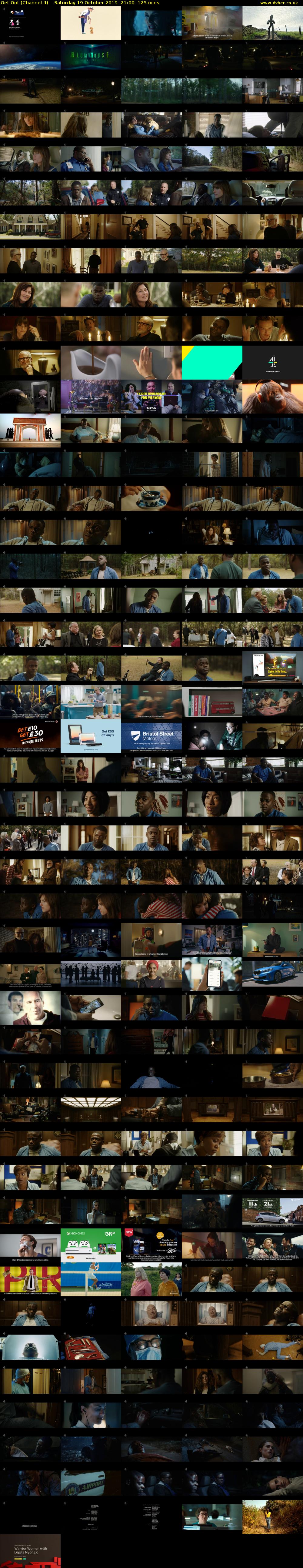 Get Out (Channel 4) Saturday 19 October 2019 21:00 - 23:05