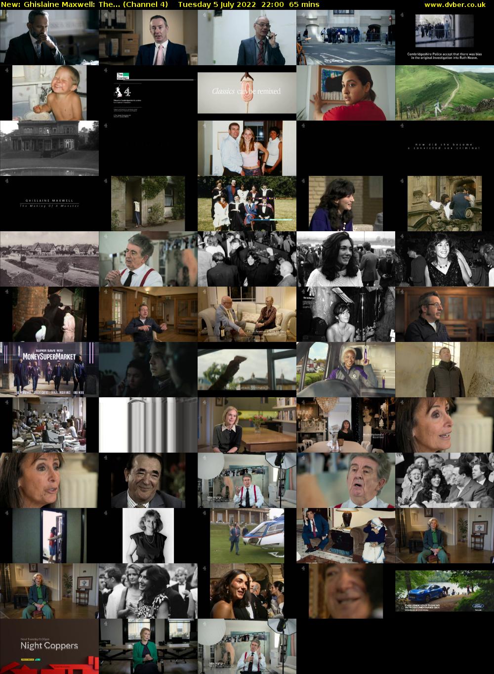 Ghislaine Maxwell: The... (Channel 4) Tuesday 5 July 2022 22:00 - 23:05