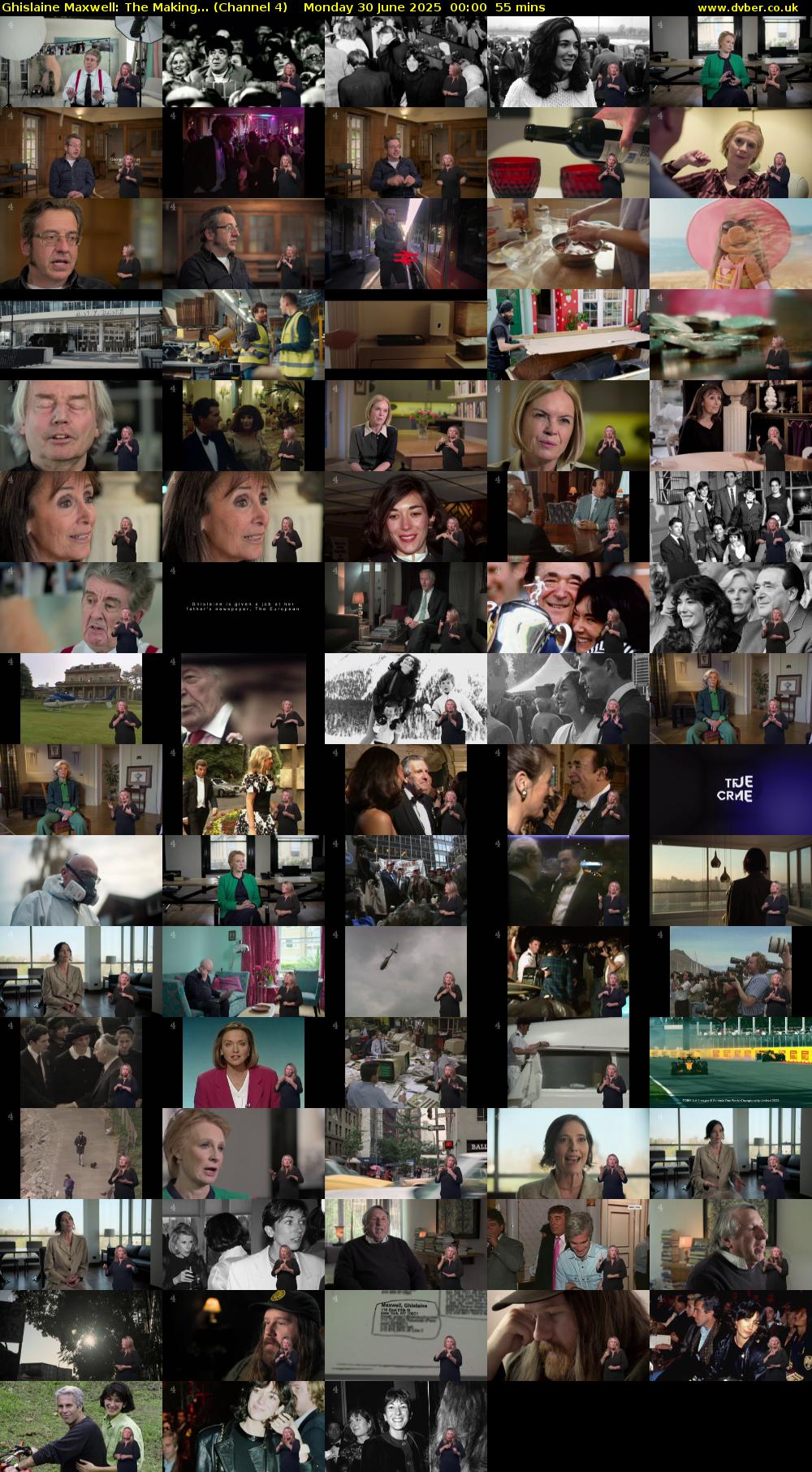 Ghislaine Maxwell: The Making... (Channel 4) Monday 30 June 2025 00:00 - 00:55