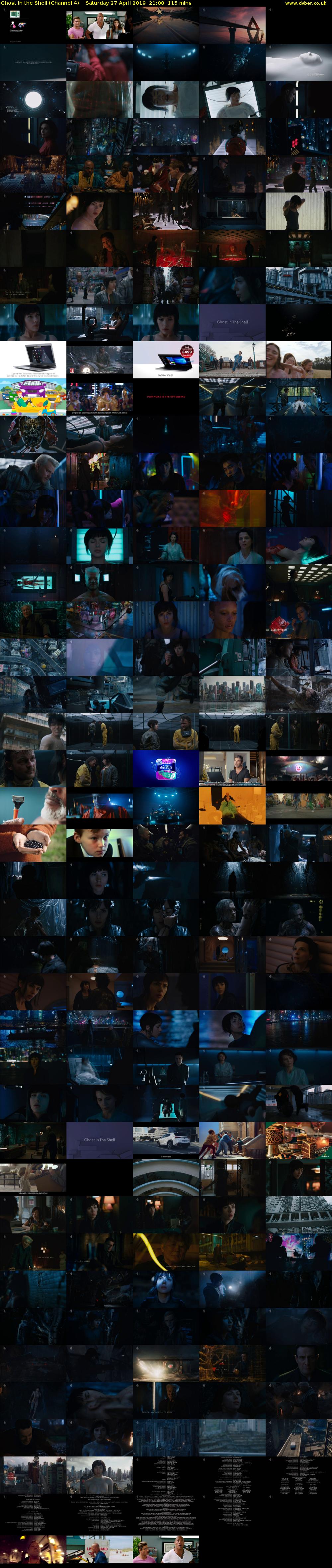 Ghost in the Shell (Channel 4) Saturday 27 April 2019 21:00 - 22:55