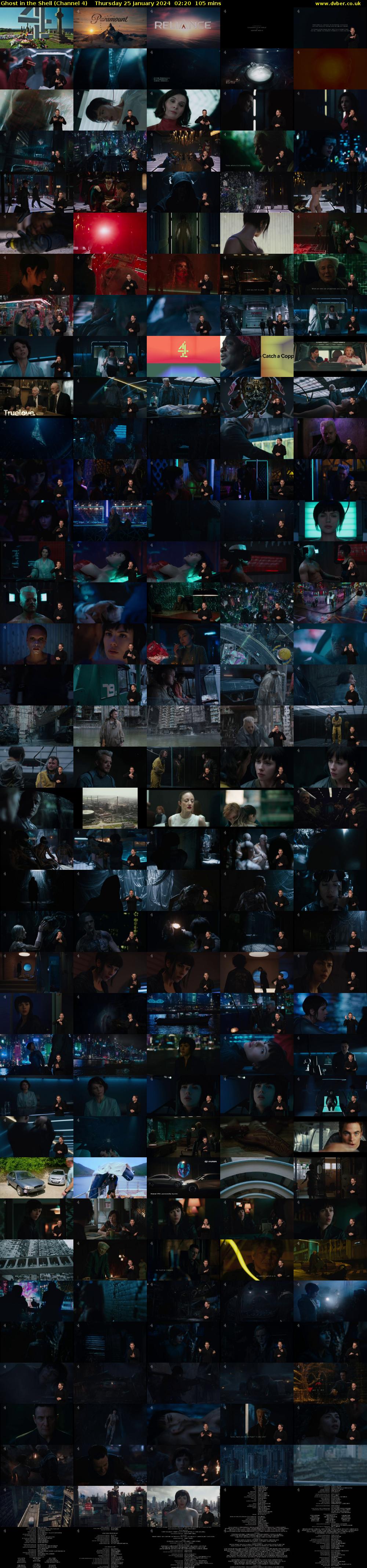 Ghost in the Shell (Channel 4) Thursday 25 January 2024 02:20 - 04:05