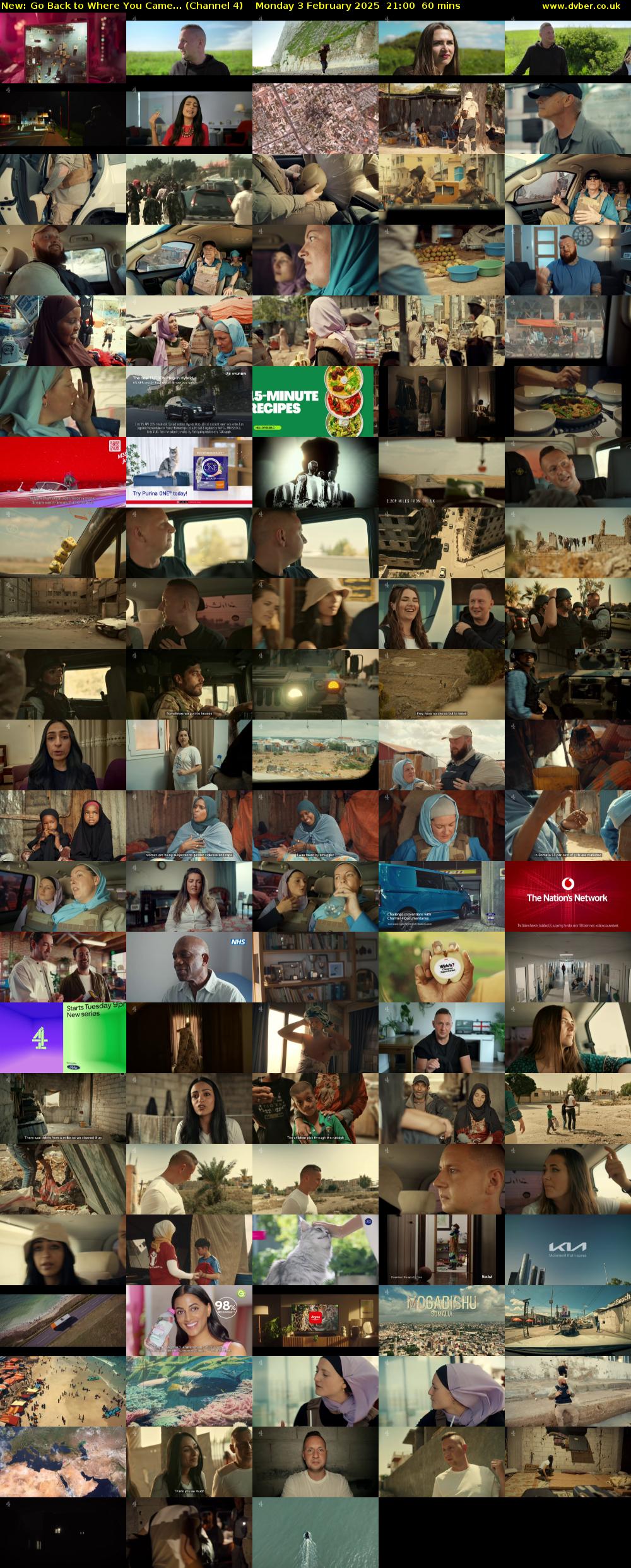 Go Back to Where You Came... (Channel 4) Monday 3 February 2025 21:00 - 22:00