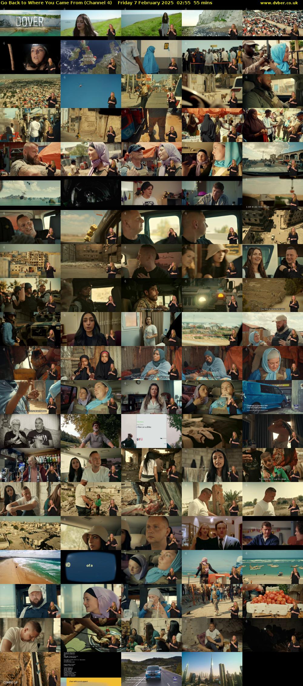 Go Back to Where You Came From (Channel 4) Friday 7 February 2025 02:55 - 03:50