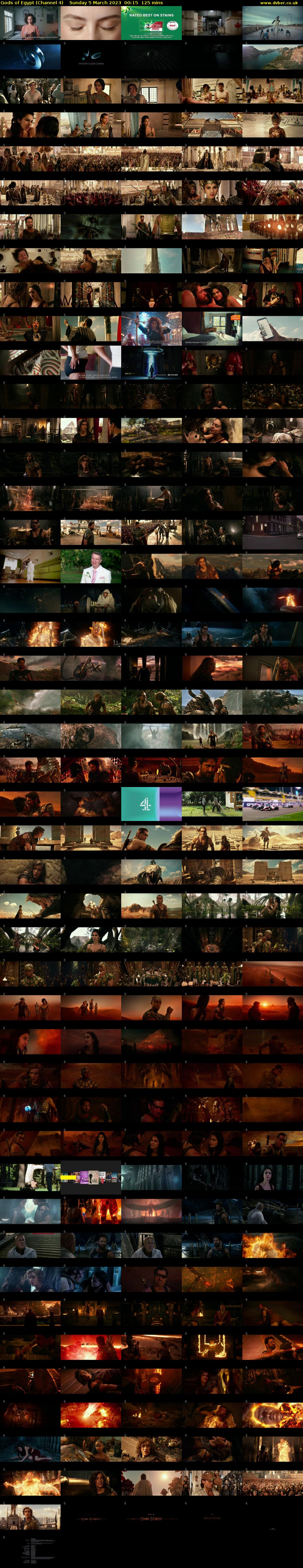 Gods of Egypt (Channel 4) Sunday 5 March 2023 00:15 - 02:20