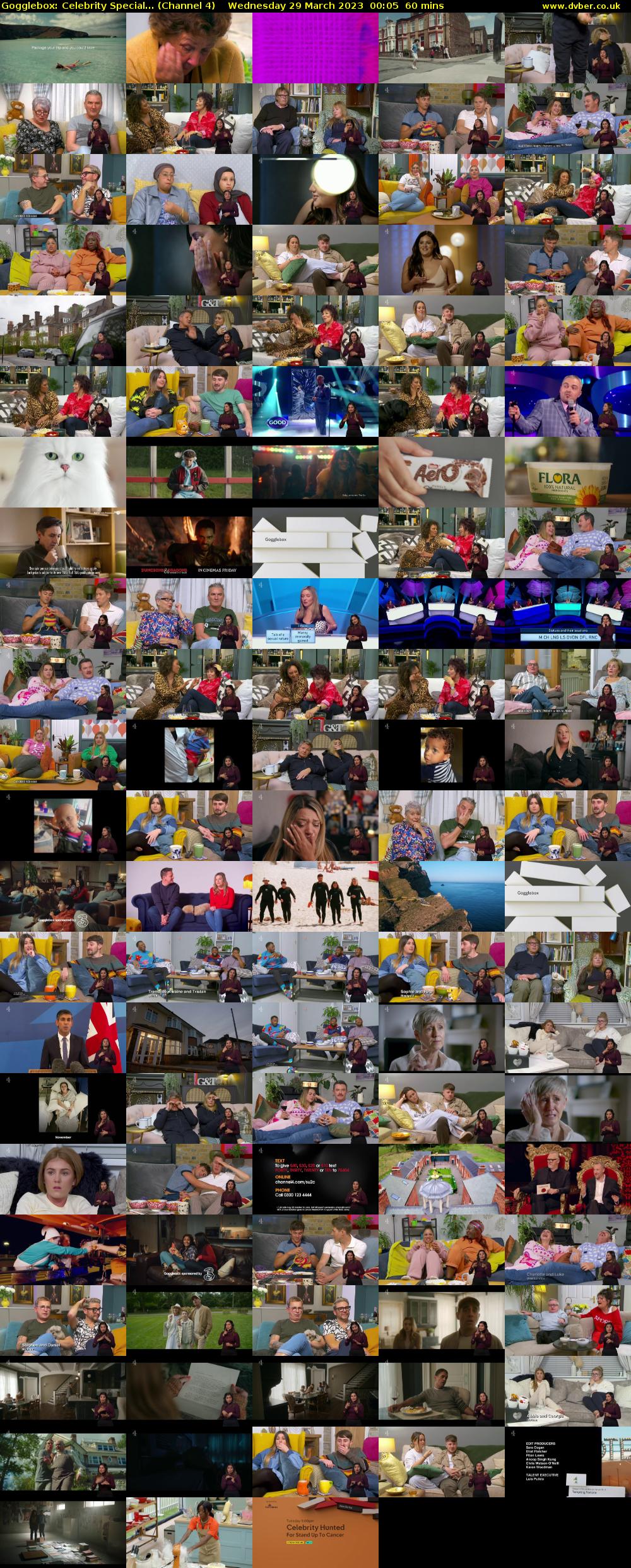 Gogglebox: Celebrity Special... (Channel 4) Wednesday 29 March 2023 00:05 - 01:05