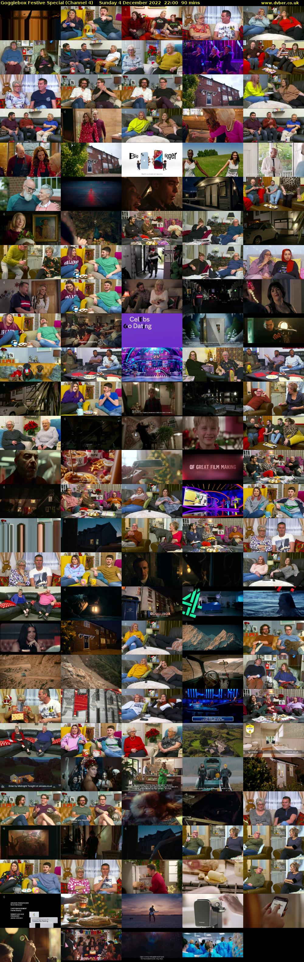 Gogglebox Festive Special (Channel 4) Sunday 4 December 2022 22:00 - 23:30
