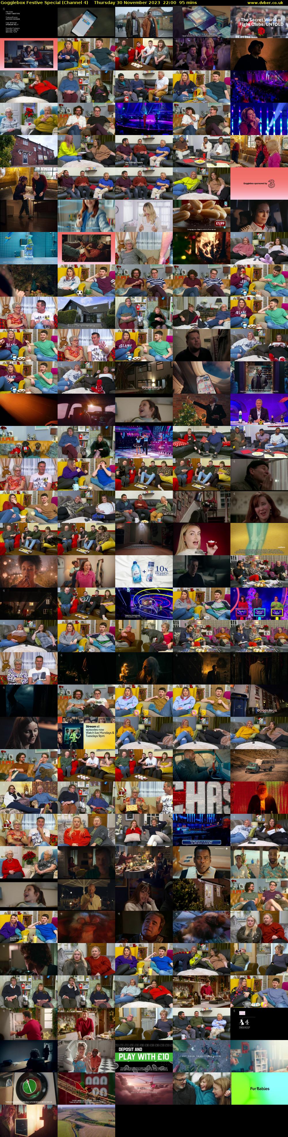 Gogglebox Festive Special (Channel 4) Thursday 30 November 2023 22:00 - 23:35