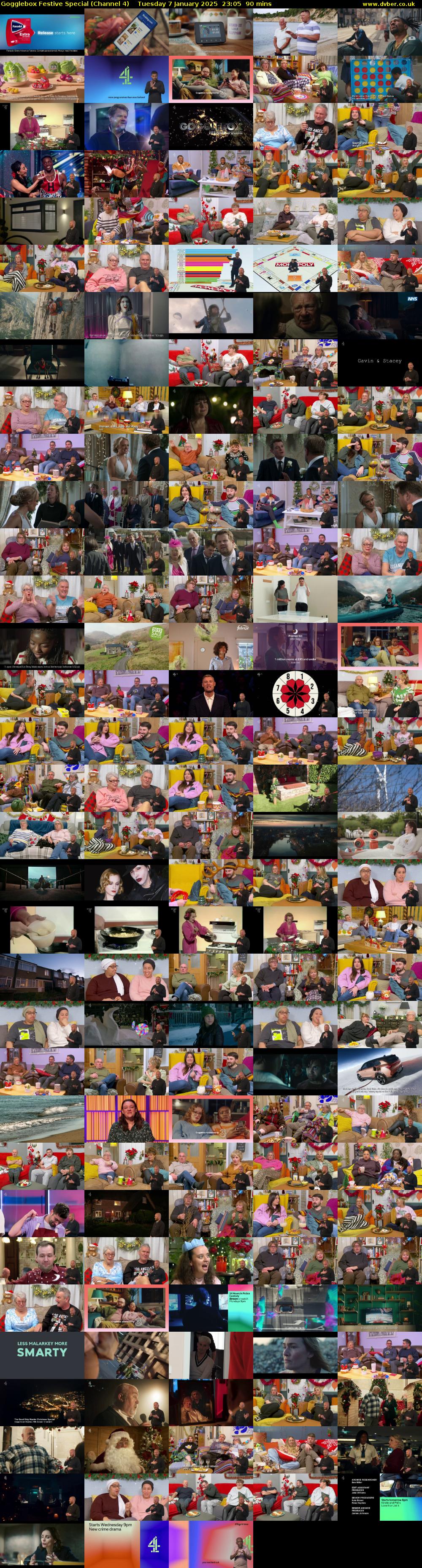 Gogglebox Festive Special (Channel 4) Tuesday 7 January 2025 23:05 - 00:35