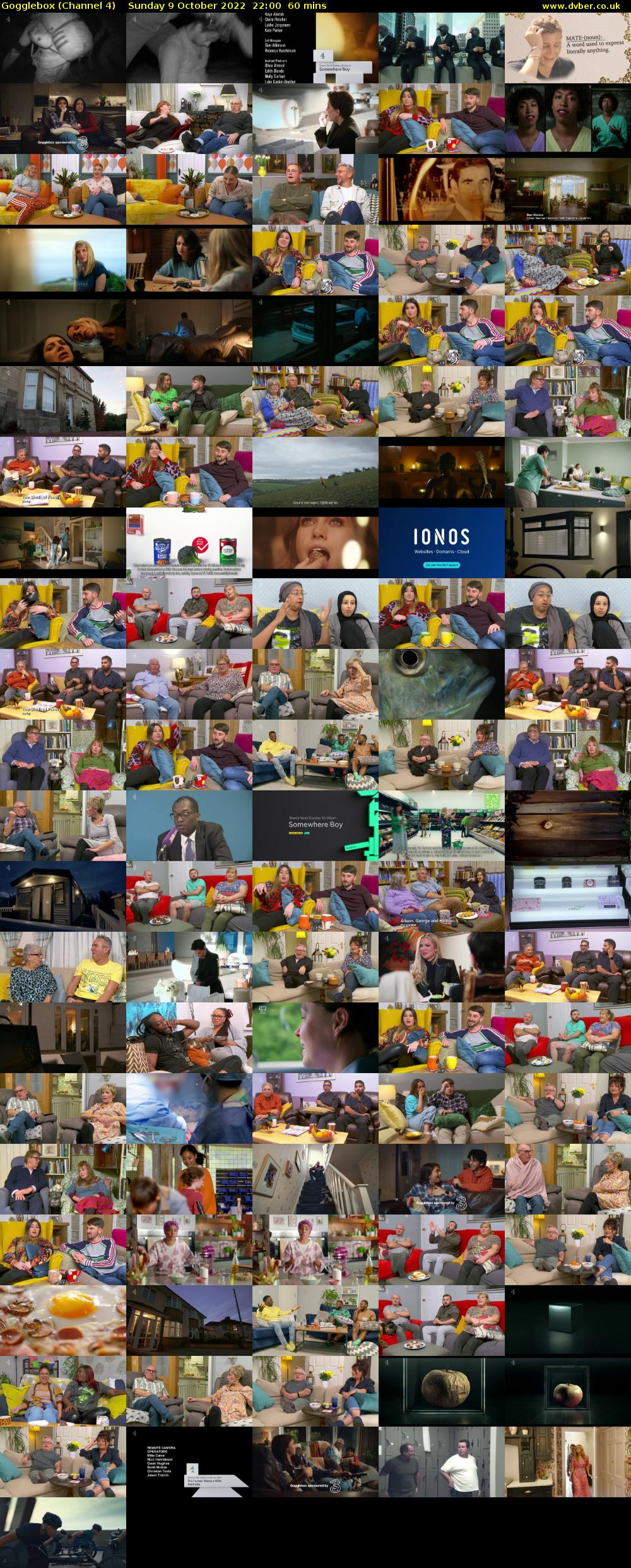 Gogglebox (Channel 4) Sunday 9 October 2022 22:00 - 23:00