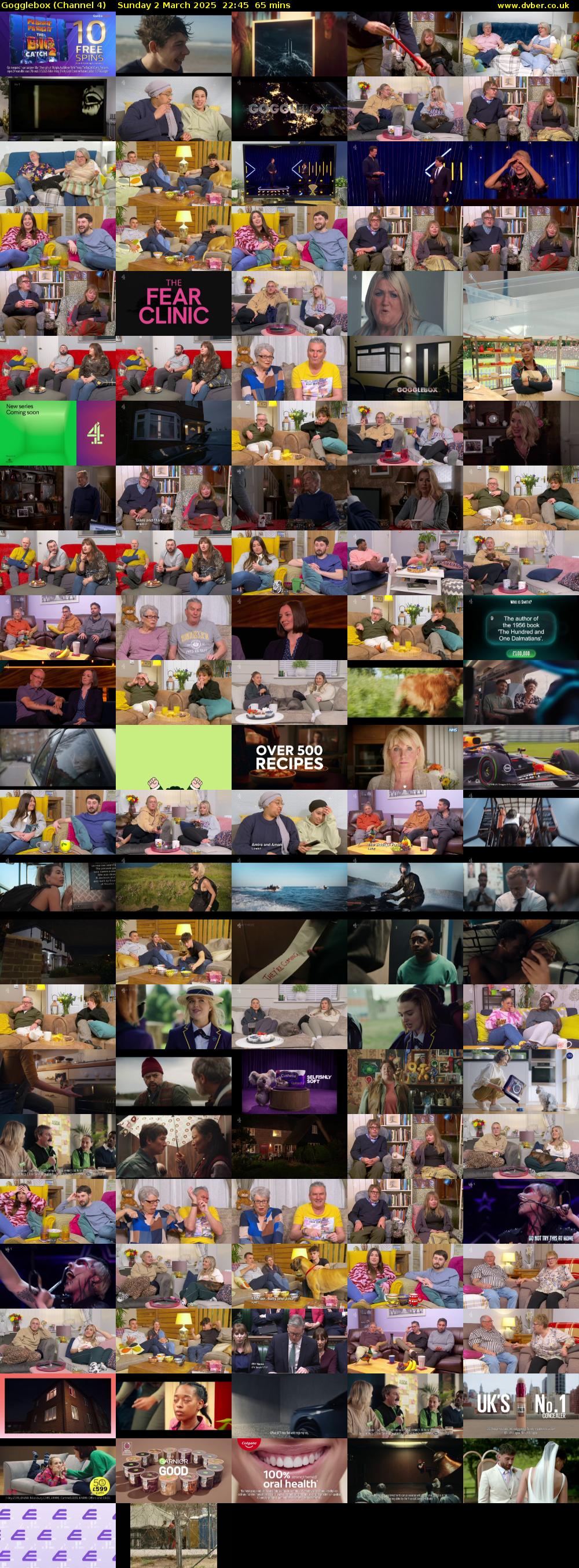 Gogglebox (Channel 4) Sunday 2 March 2025 22:45 - 23:50