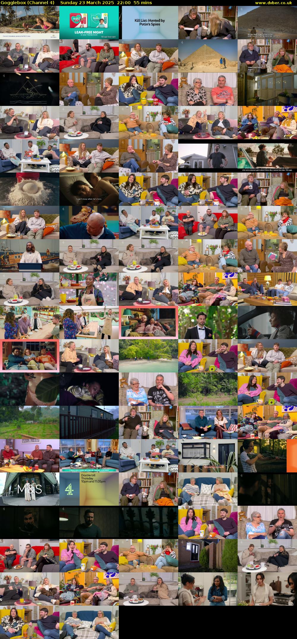 Gogglebox (Channel 4) Sunday 23 March 2025 22:00 - 22:55