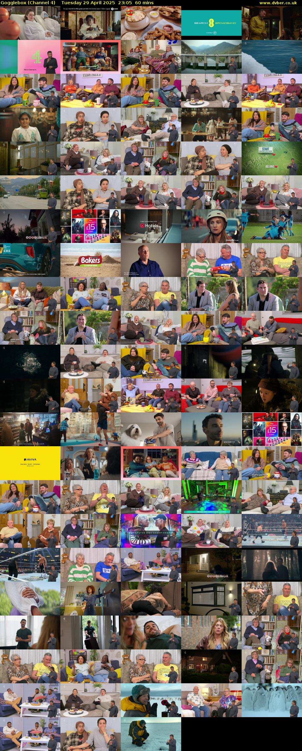 Gogglebox (Channel 4) Tuesday 29 April 2025 23:05 - 00:05