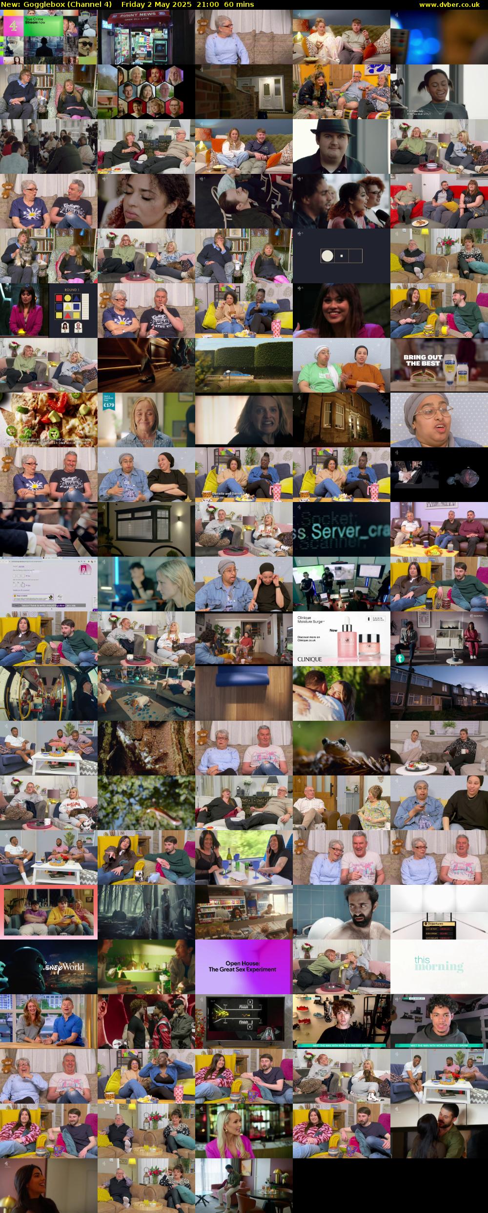 Gogglebox (Channel 4) Friday 2 May 2025 21:00 - 22:00
