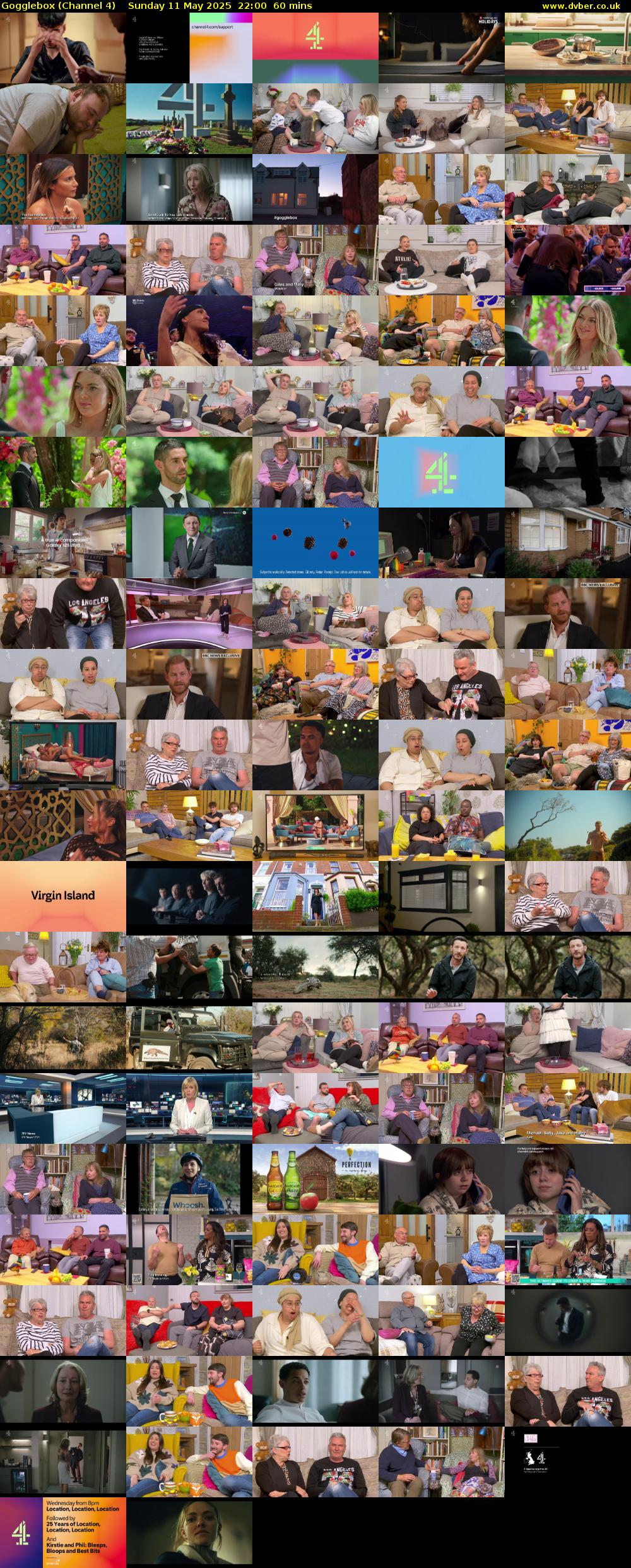 Gogglebox (Channel 4) Sunday 11 May 2025 22:00 - 23:00