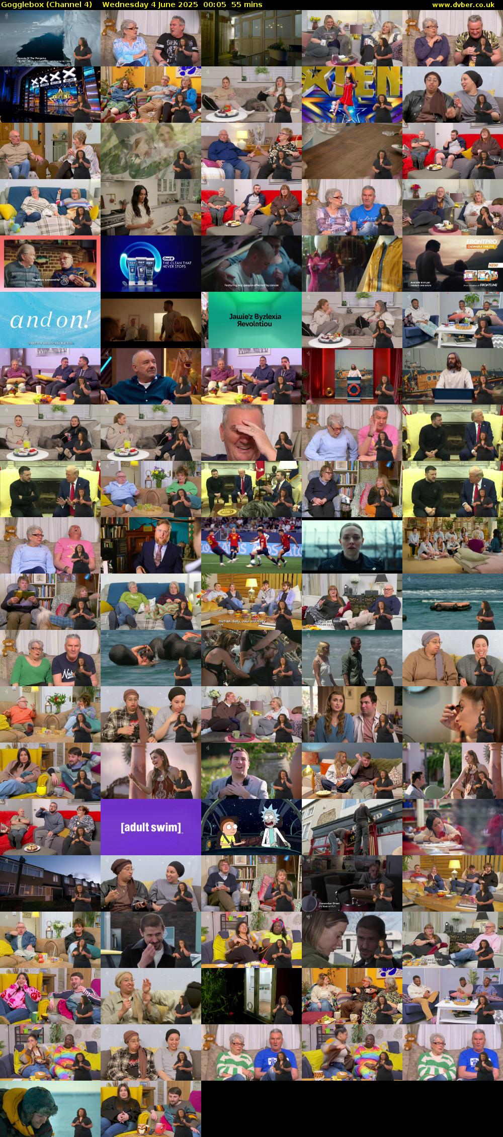 Gogglebox (Channel 4) Wednesday 4 June 2025 00:05 - 01:00