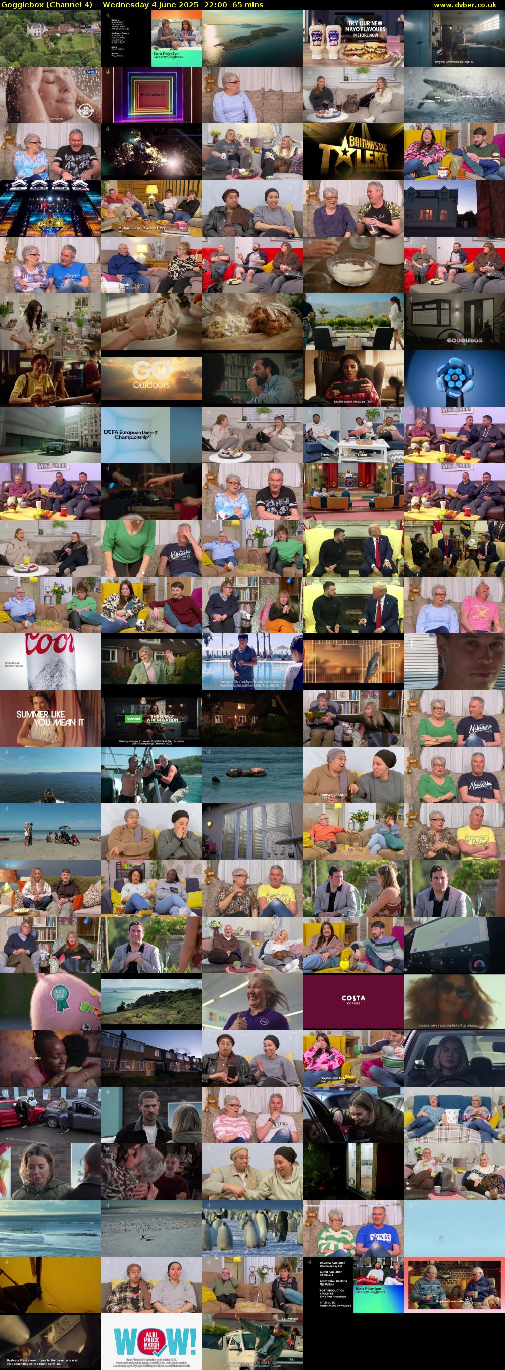 Gogglebox (Channel 4) Wednesday 4 June 2025 22:00 - 23:05