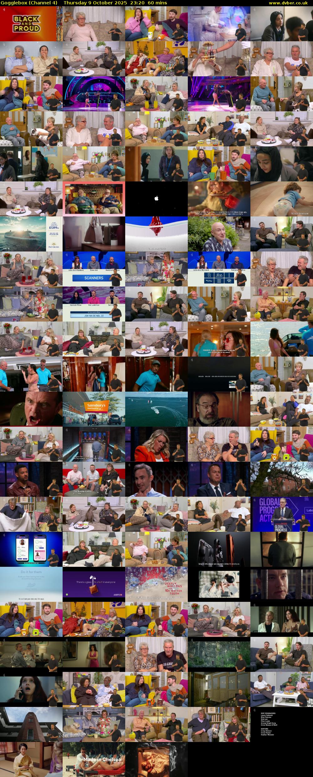 Gogglebox (Channel 4) Thursday 9 October 2025 23:20 - 00:20