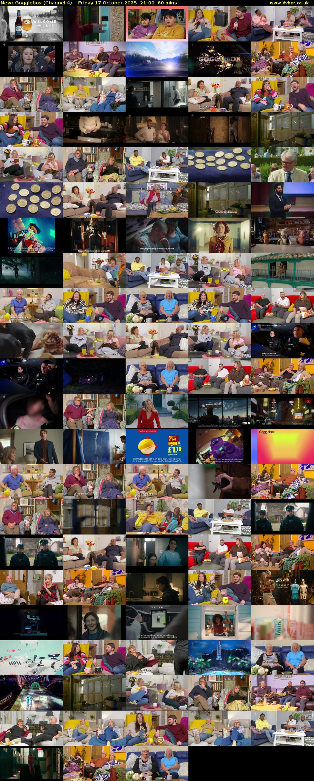 Gogglebox (Channel 4) Friday 17 October 2025 21:00 - 22:00