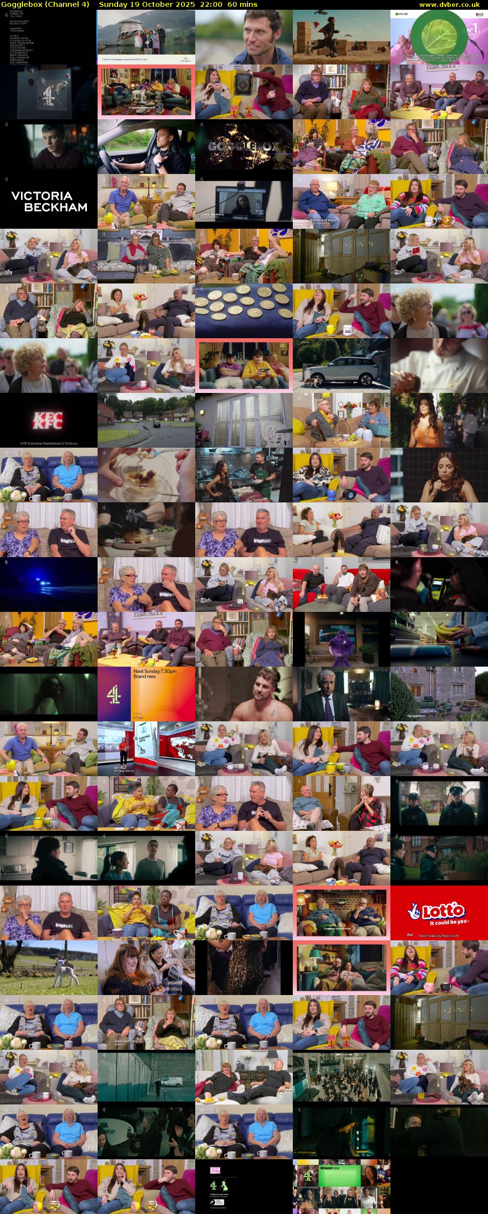 Gogglebox (Channel 4) Sunday 19 October 2025 22:00 - 23:00