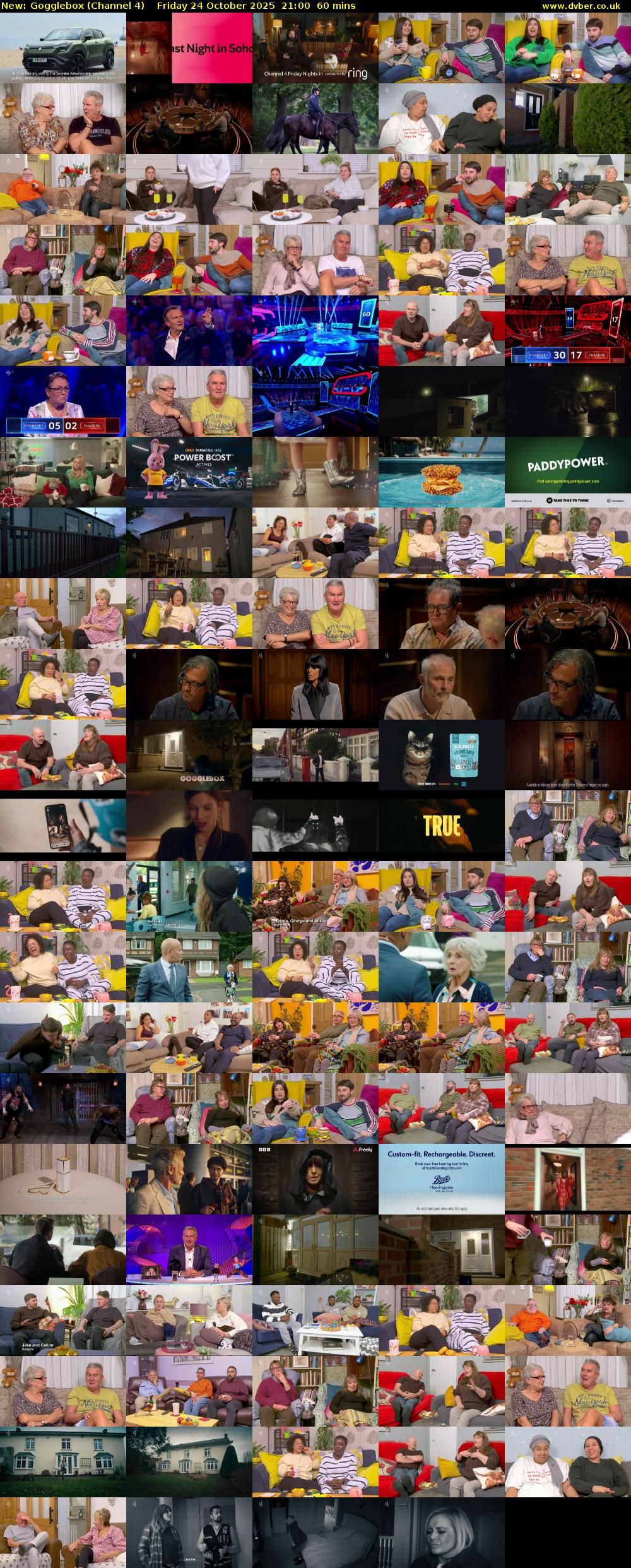 Gogglebox (Channel 4) Friday 24 October 2025 21:00 - 22:00