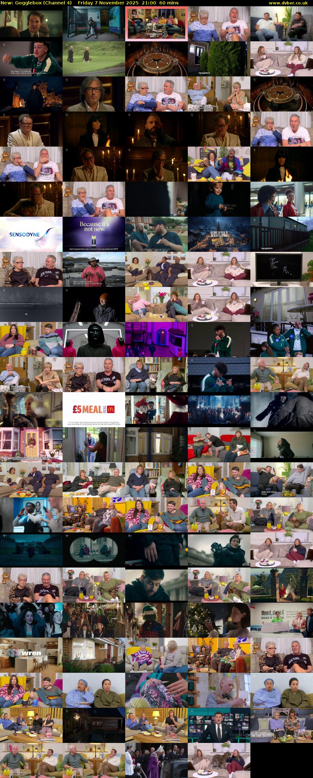 Gogglebox (Channel 4) Friday 7 November 2025 21:00 - 22:00