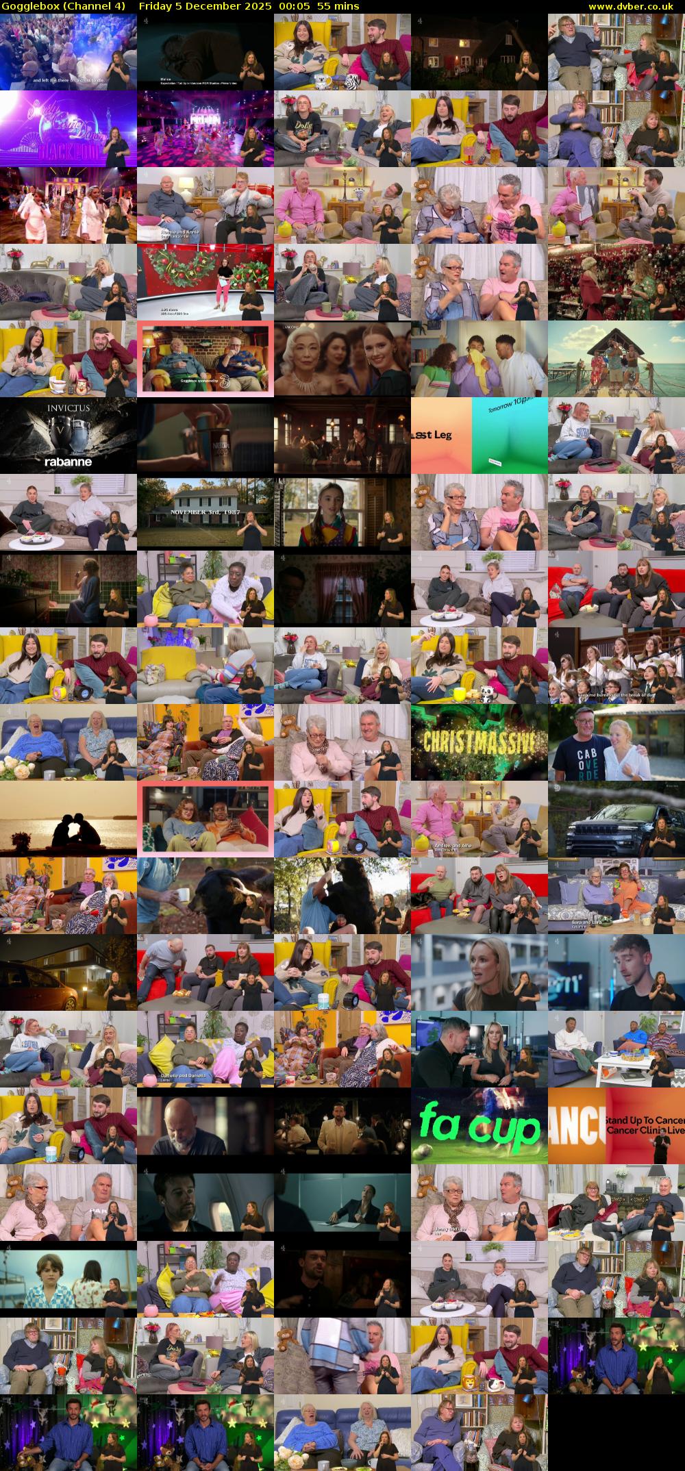Gogglebox (Channel 4) Friday 5 December 2025 00:05 - 01:00