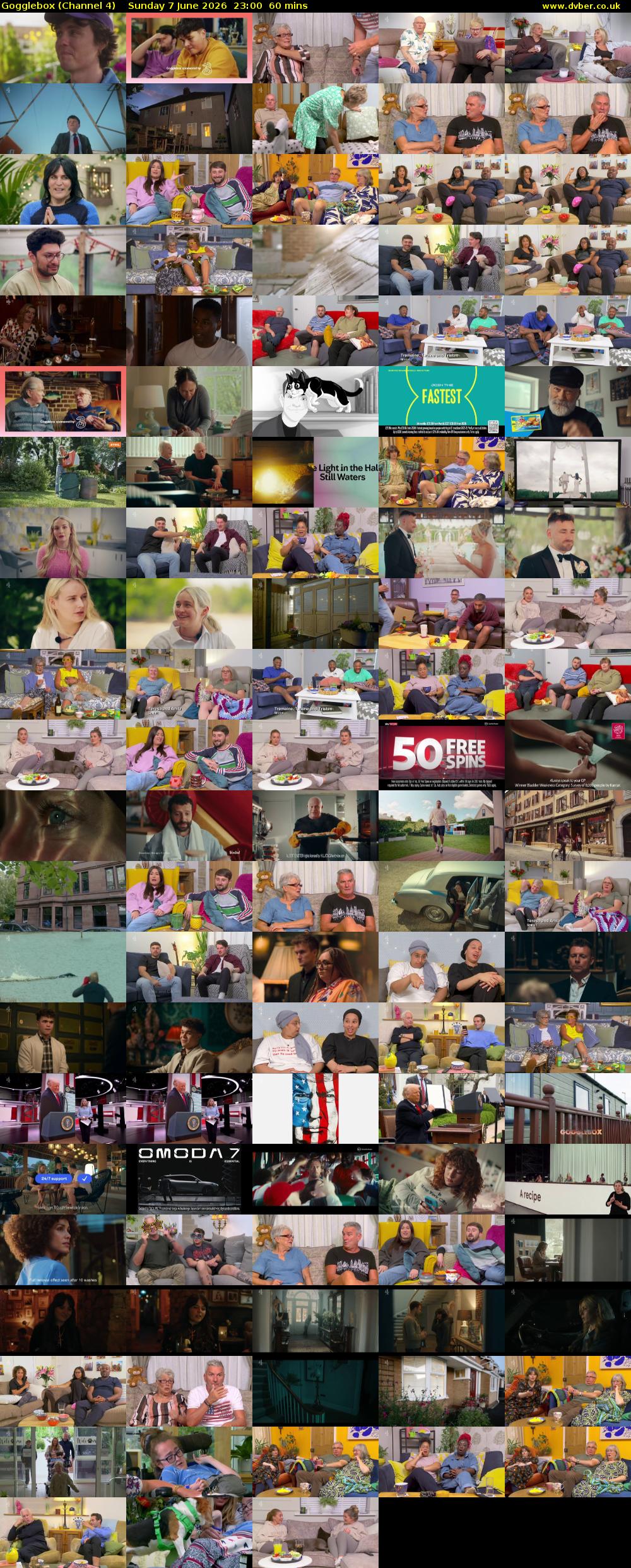 Gogglebox (Channel 4) Sunday 7 June 2026 23:00 - 00:00