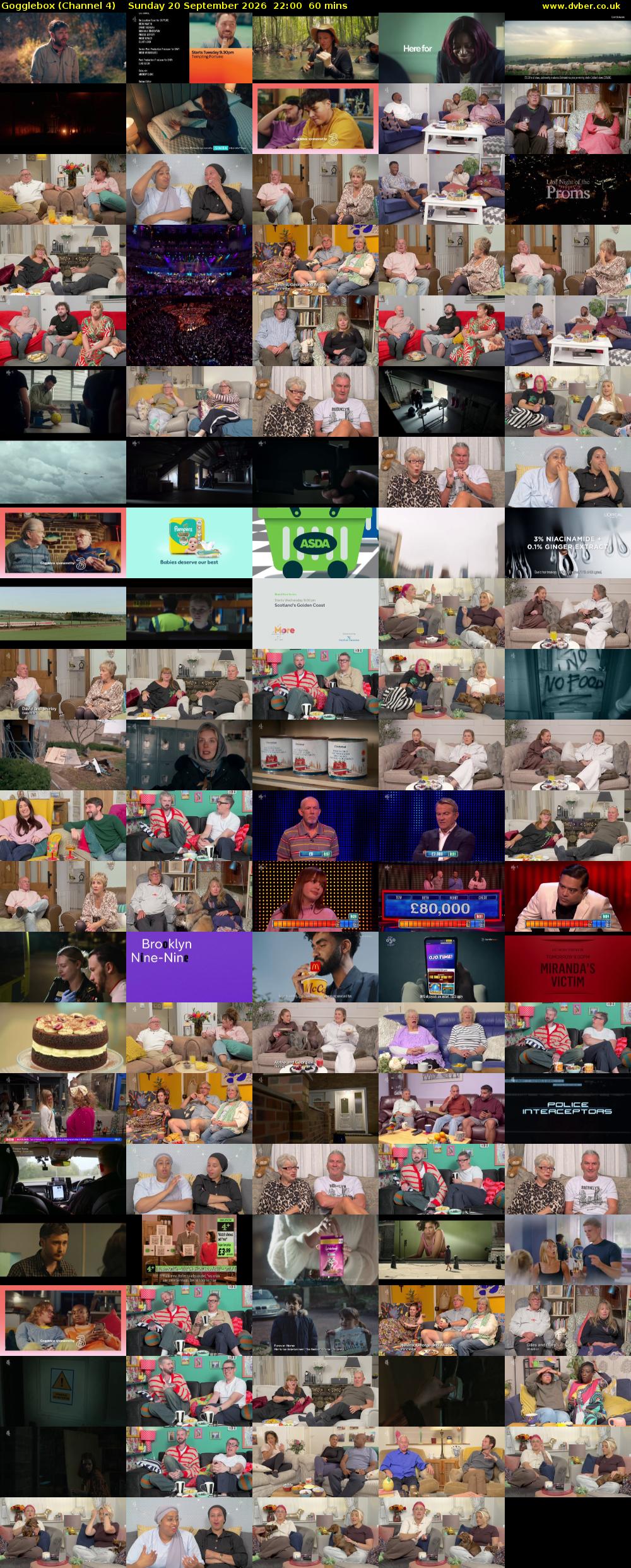 Gogglebox (Channel 4) Sunday 20 September 2026 22:00 - 23:00