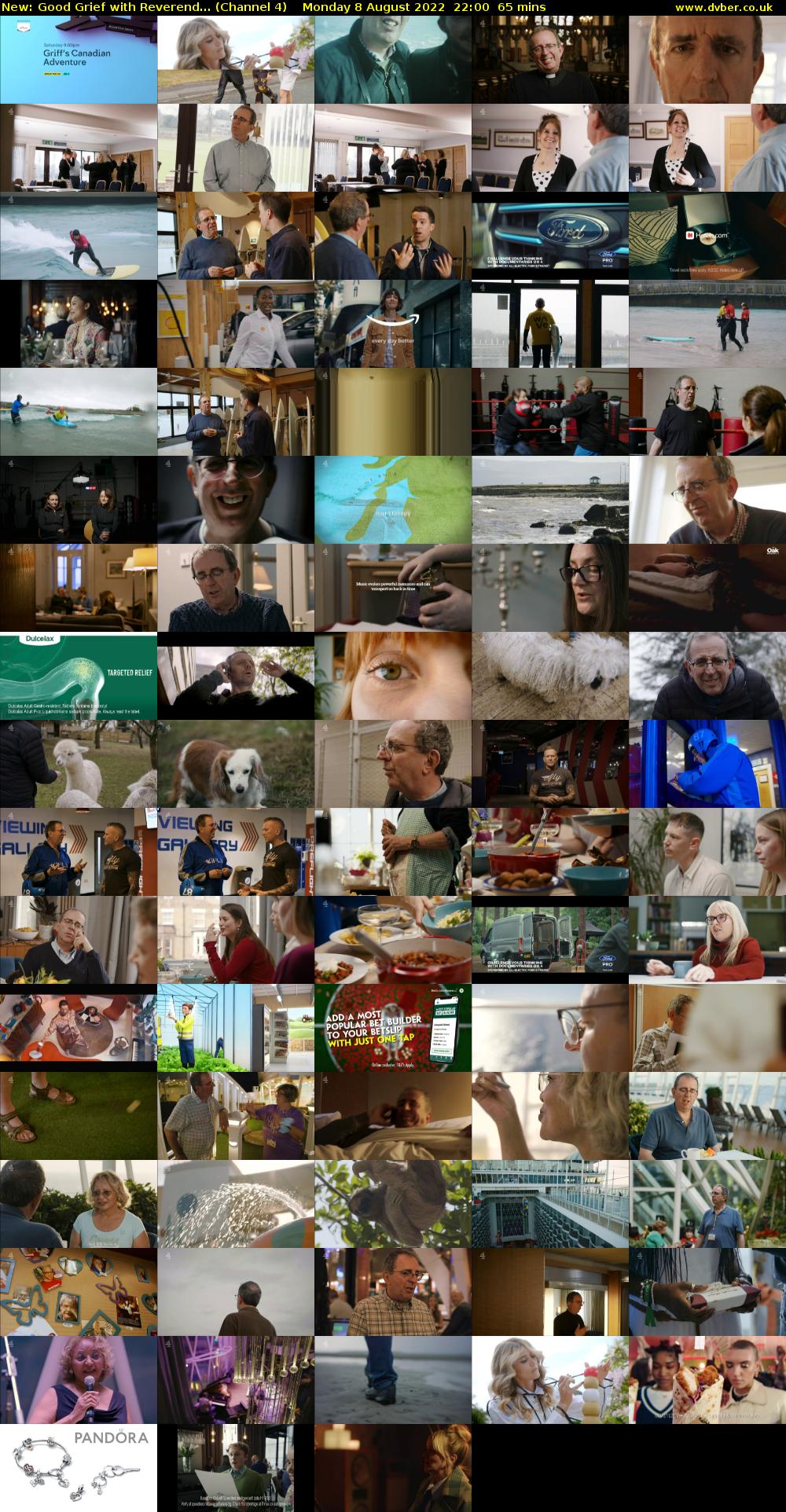 Good Grief with Reverend... (Channel 4) Monday 8 August 2022 22:00 - 23:05