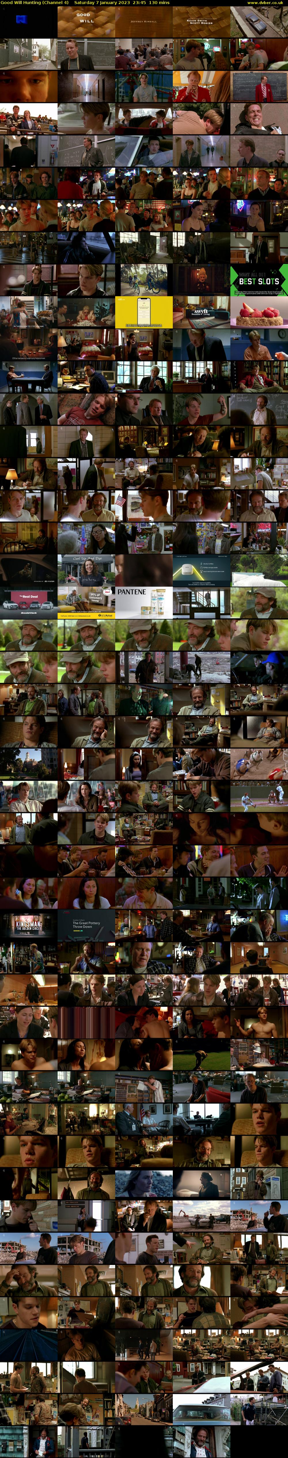 Good Will Hunting (Channel 4) Saturday 7 January 2023 23:45 - 01:55