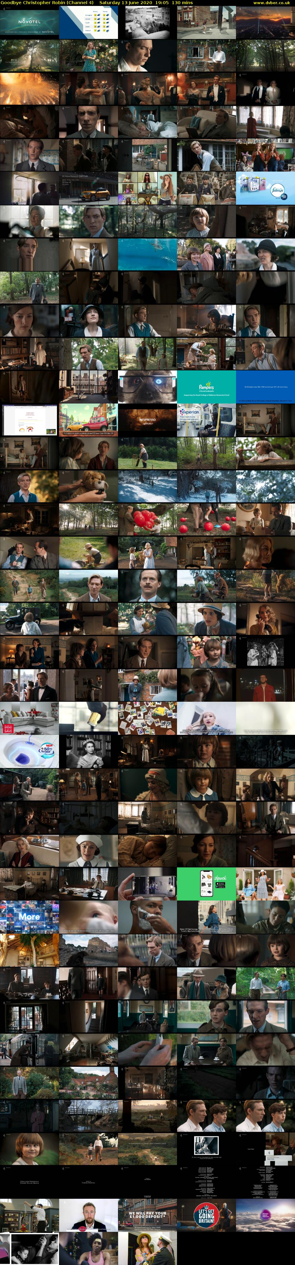 Goodbye Christopher Robin (Channel 4) Saturday 13 June 2020 19:05 - 21:15