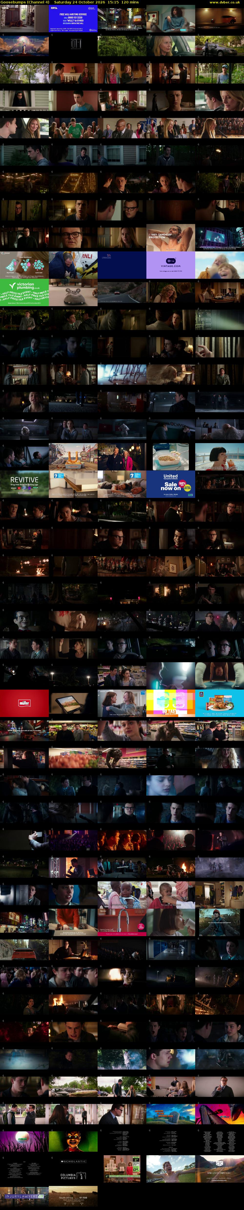 Goosebumps (Channel 4) Saturday 24 October 2026 15:15 - 17:15