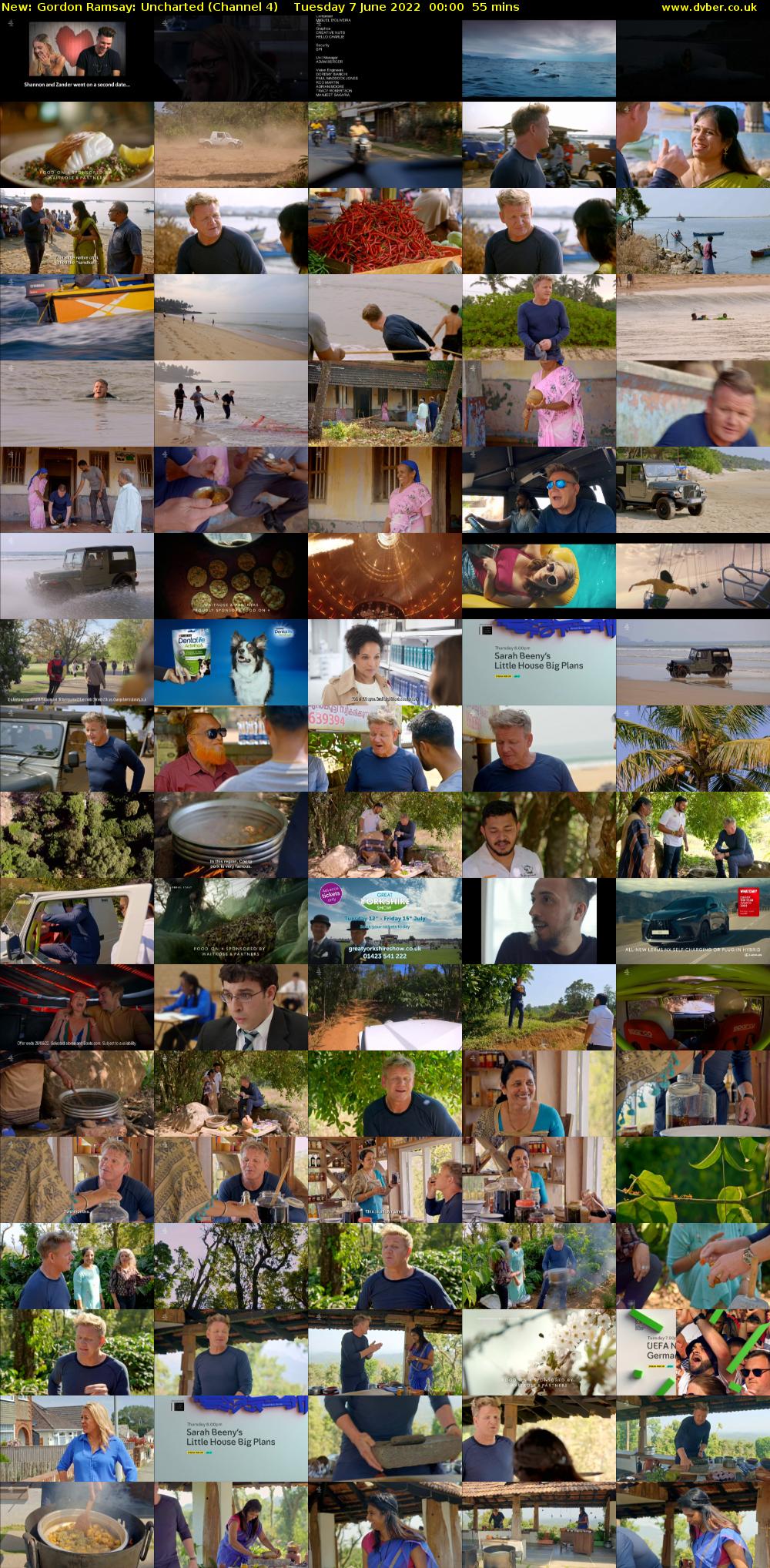 Gordon Ramsay: Uncharted (Channel 4) Tuesday 7 June 2022 00:00 - 00:55