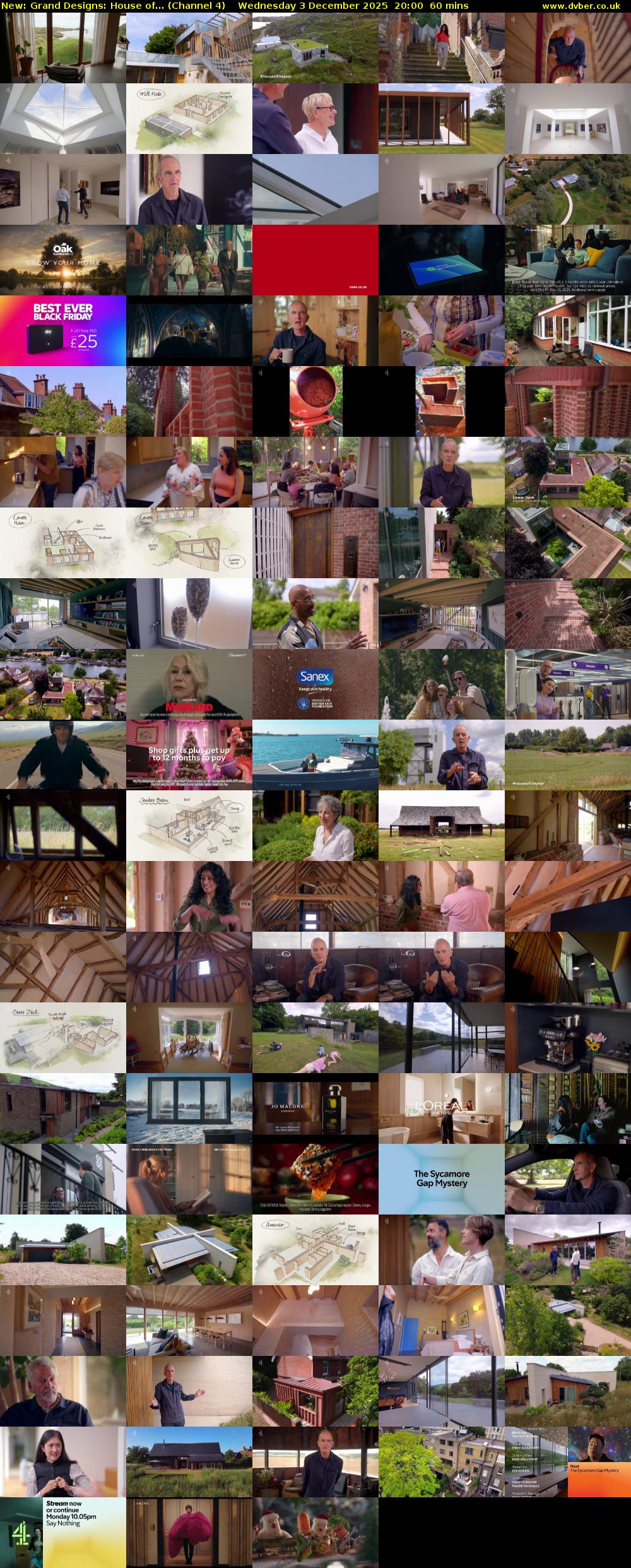 Grand Designs: House of... (Channel 4) Wednesday 3 December 2025 20:00 - 21:00