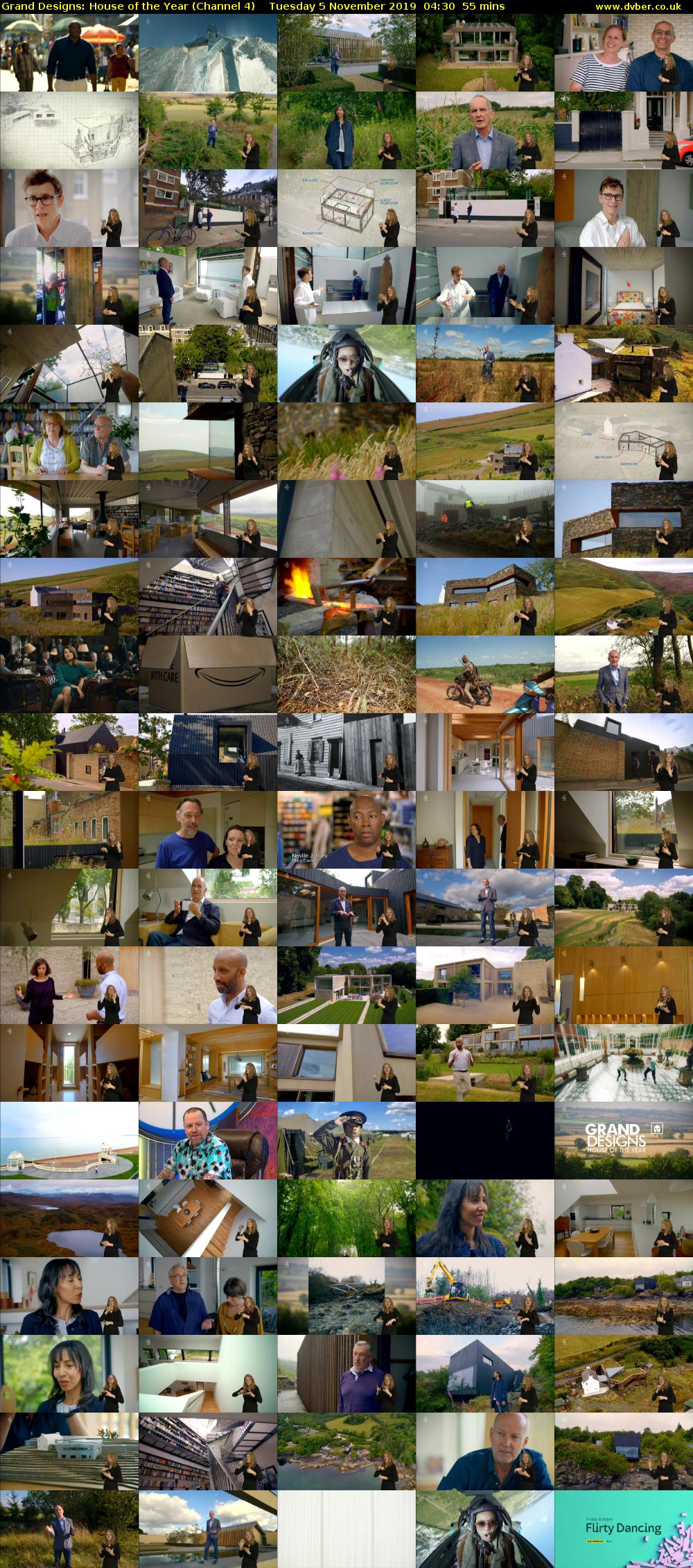 Grand Designs: House of the Year (Channel 4) Tuesday 5 November 2019 04:30 - 05:25