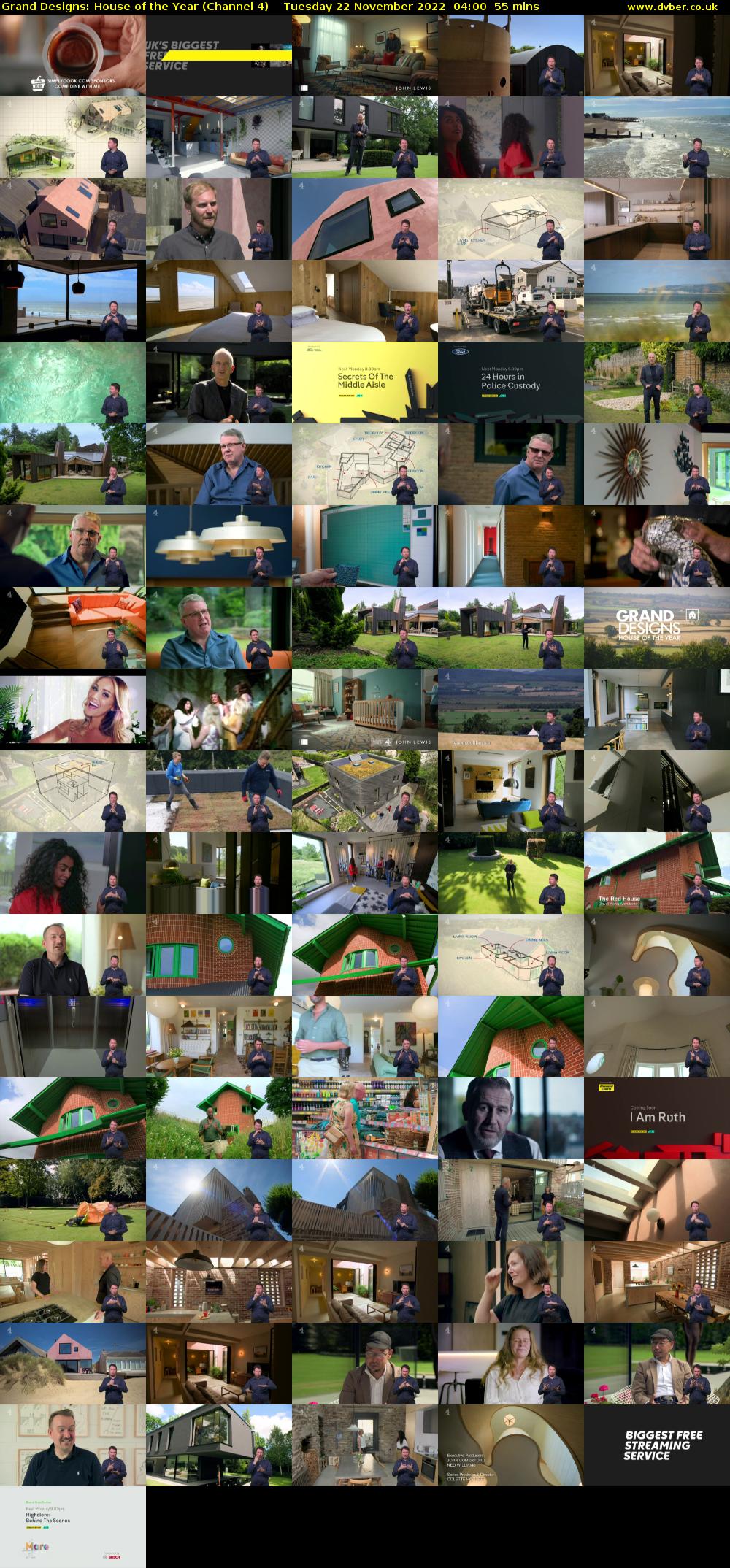 Grand Designs: House of the Year (Channel 4) Tuesday 22 November 2022 04:00 - 04:55