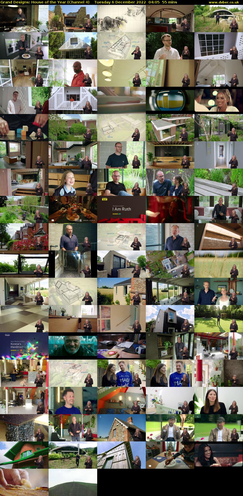 Grand Designs: House of the Year (Channel 4) Tuesday 6 December 2022 04:05 - 05:00