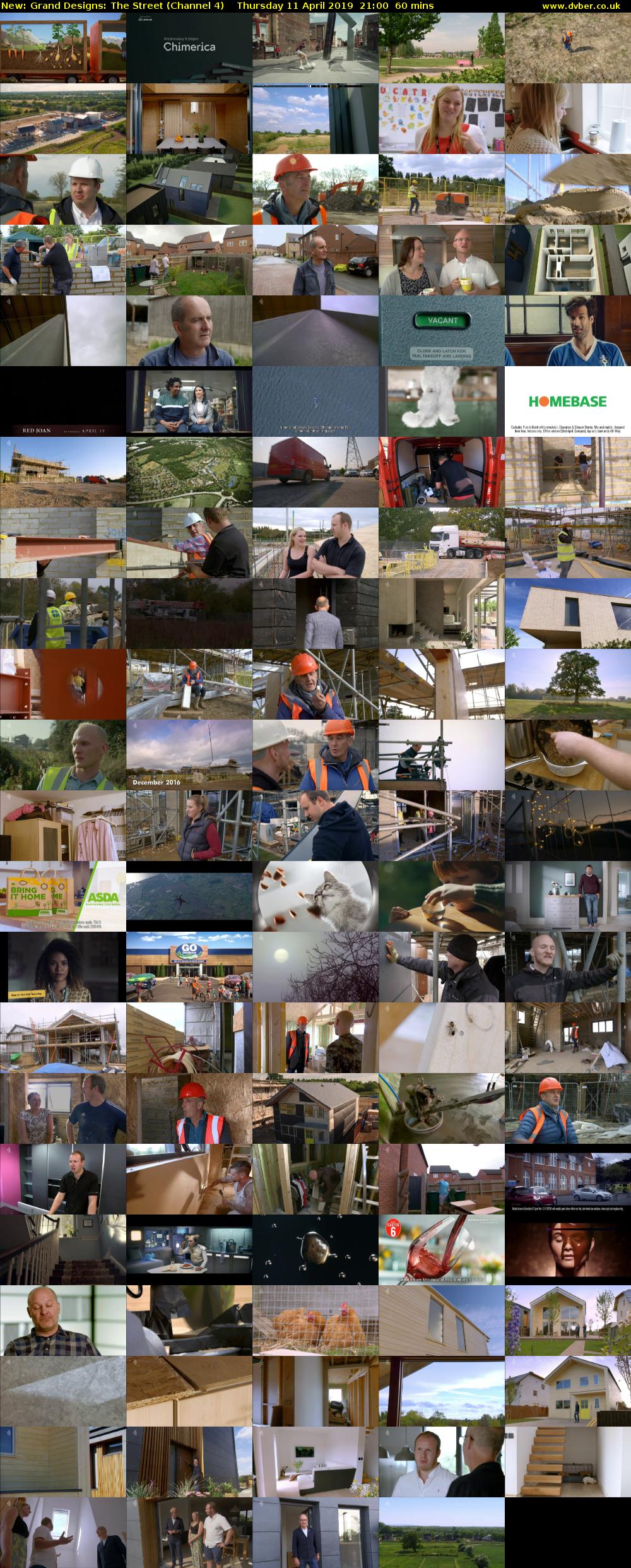 Grand Designs: The Street (Channel 4) Thursday 11 April 2019 21:00 - 22:00