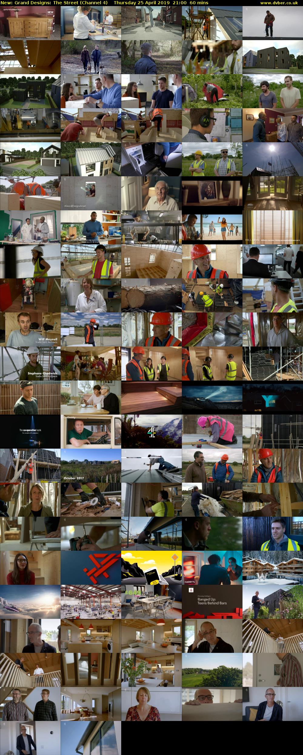 Grand Designs: The Street (Channel 4) Thursday 25 April 2019 21:00 - 22:00