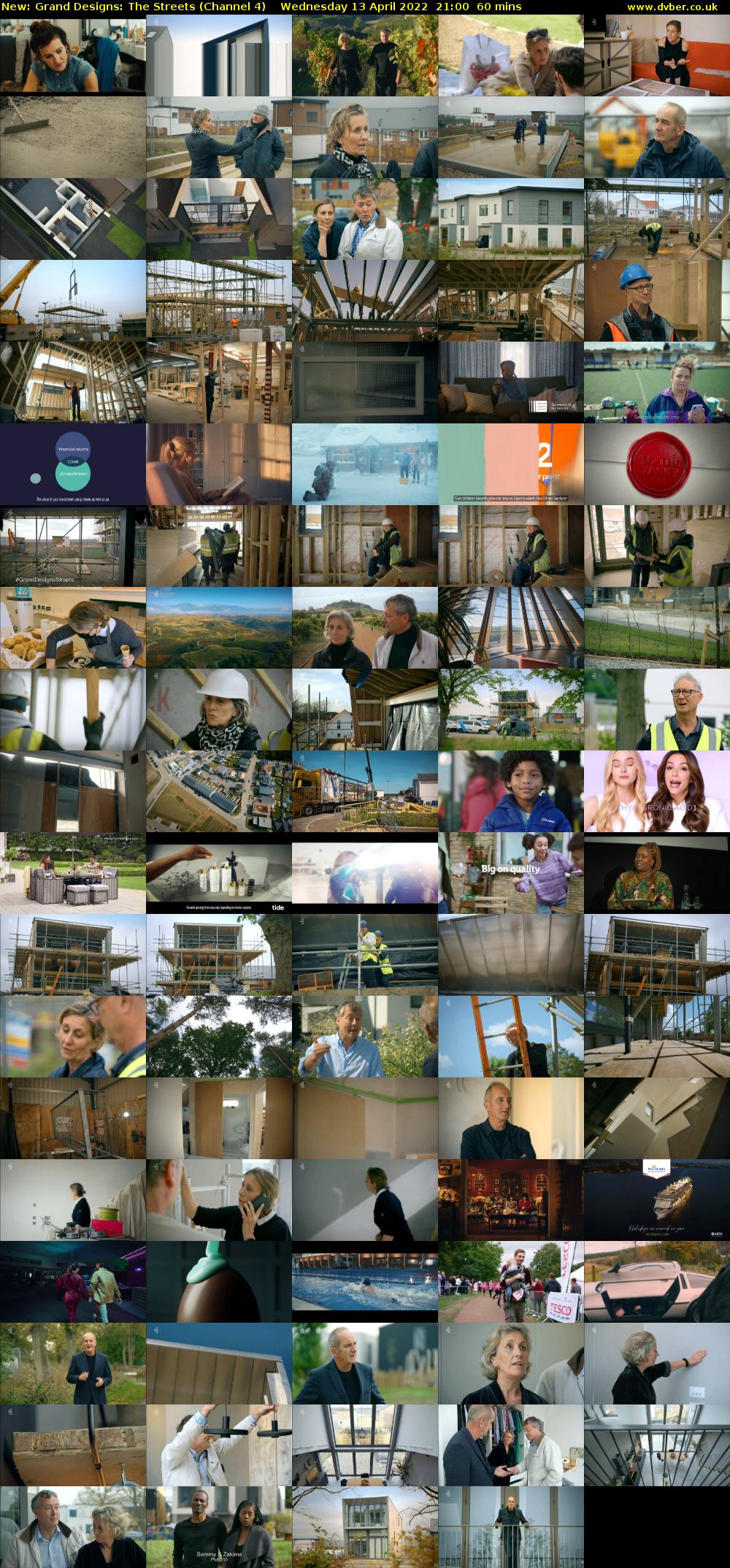 Grand Designs: The Streets (Channel 4) Wednesday 13 April 2022 21:00 - 22:00