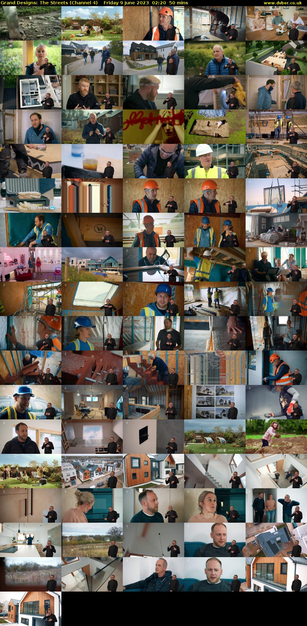 Grand Designs: The Streets (Channel 4) Friday 9 June 2023 02:20 - 03:10